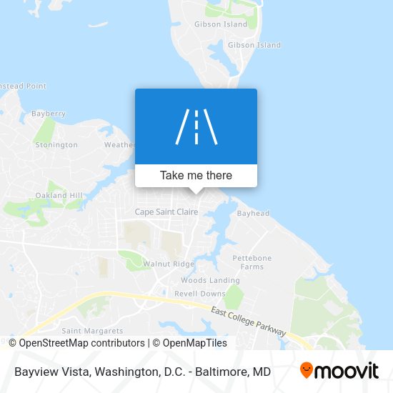 Bayview Vista map