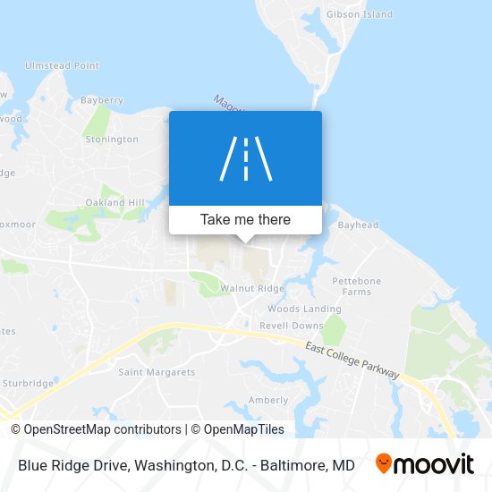 Blue Ridge Drive map