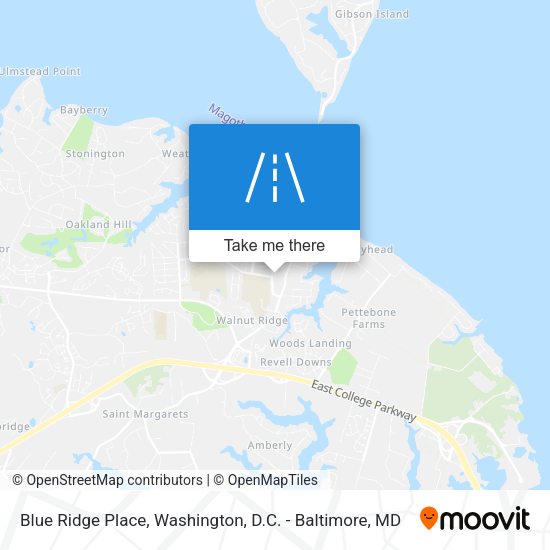 Blue Ridge Place map