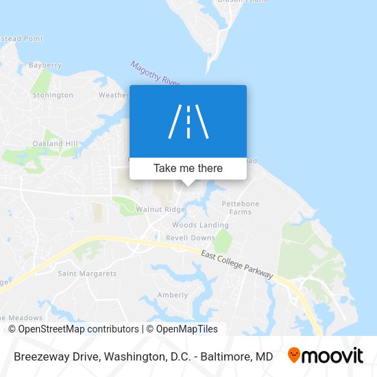 Mapa de Breezeway Drive