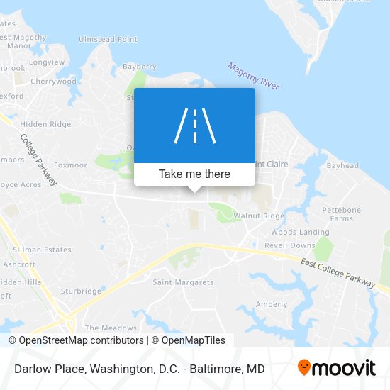 Mapa de Darlow Place