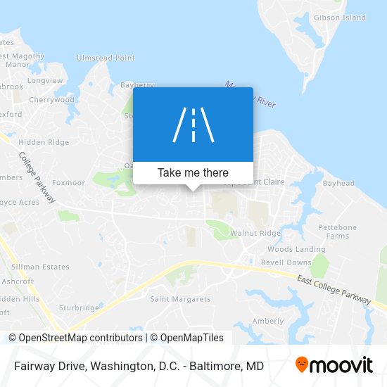 Fairway Drive map
