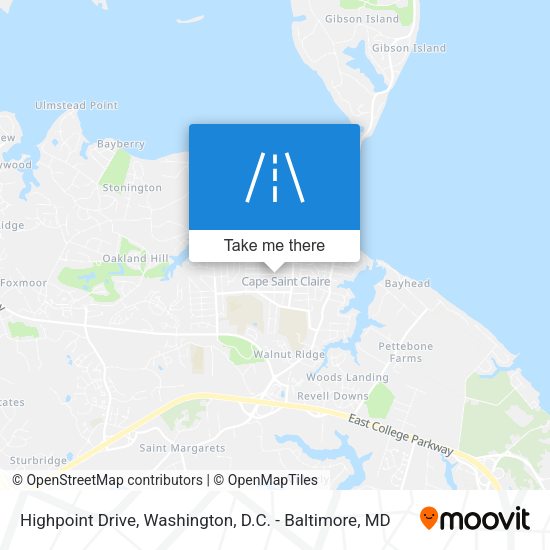 Highpoint Drive map