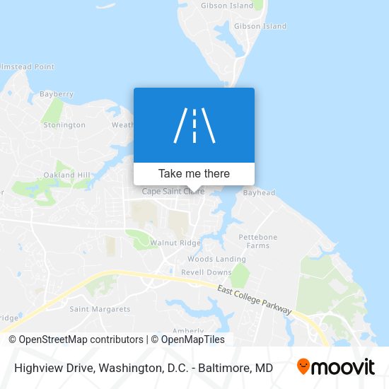 Highview Drive map
