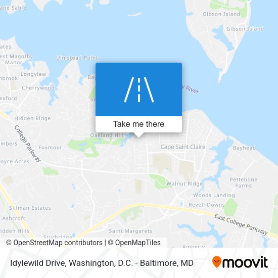 Idylewild Drive map
