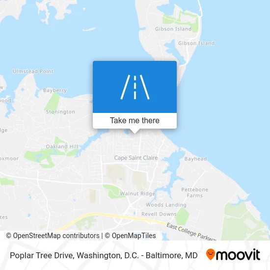 Poplar Tree Drive map