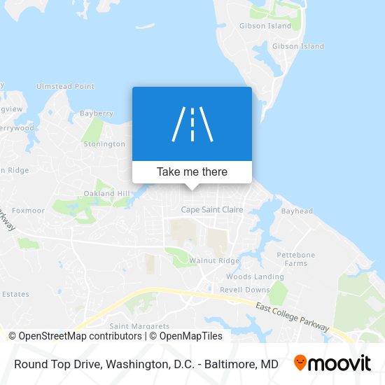 Mapa de Round Top Drive