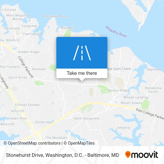 Stonehurst Drive map