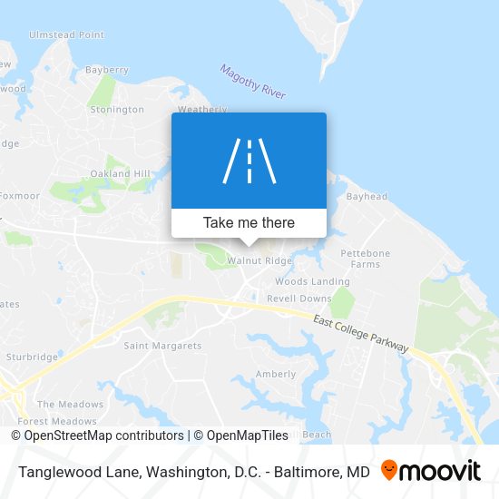 Mapa de Tanglewood Lane