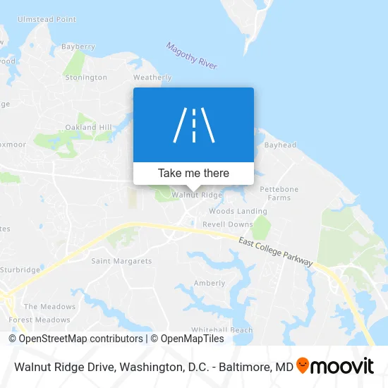 Walnut Ridge Drive map