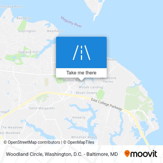 Mapa de Woodland Circle