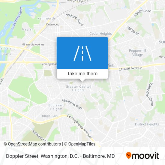 Doppler Street map