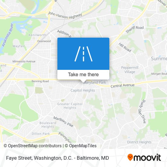 Faye Street map