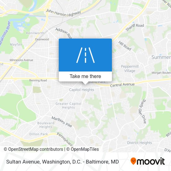 Sultan Avenue map