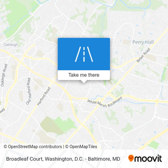 Broadleaf Court map
