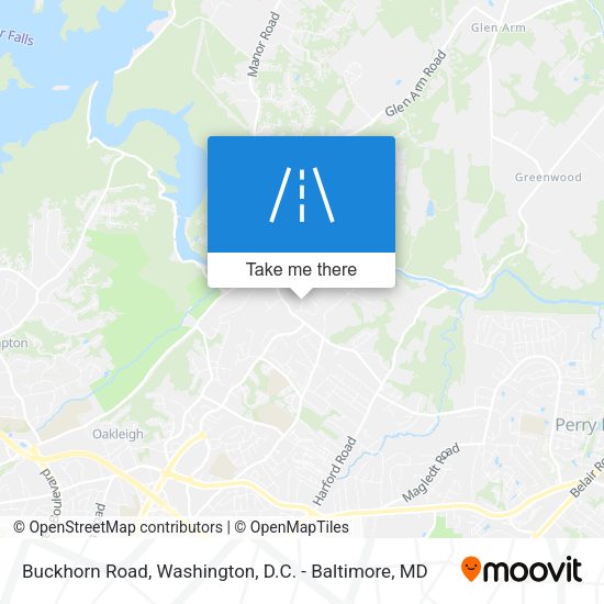 Buckhorn Road map
