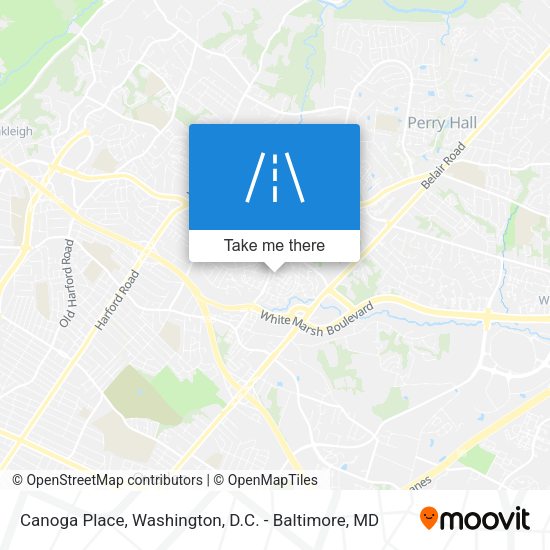 Mapa de Canoga Place