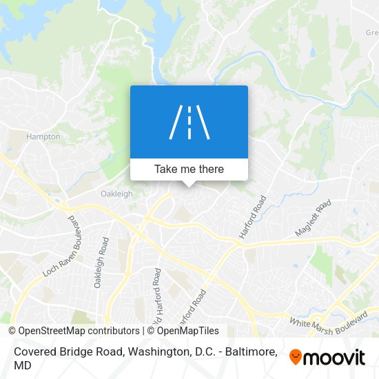 Mapa de Covered Bridge Road