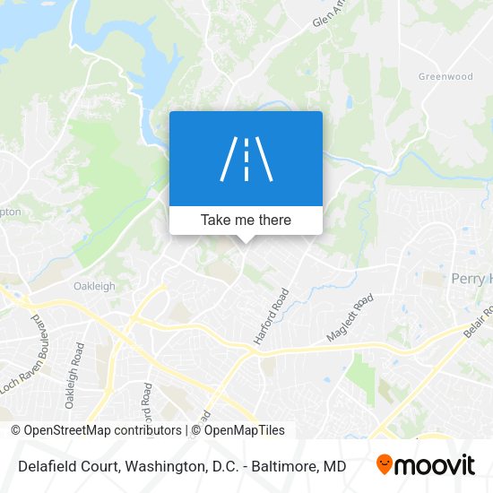 Delafield Court map