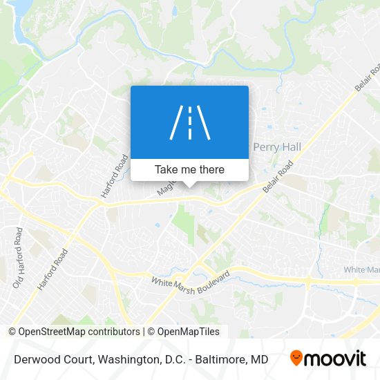 Derwood Court map