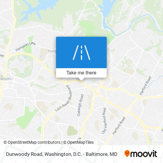 Dunwoody Road map