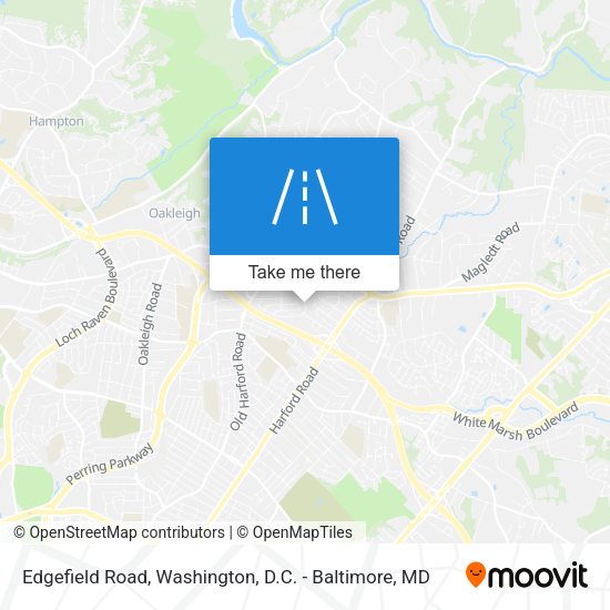 Edgefield Road map