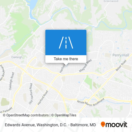 Edwards Avenue map