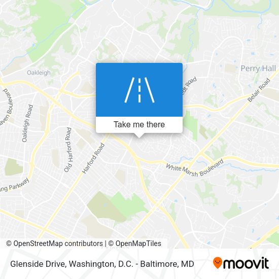 Glenside Drive map