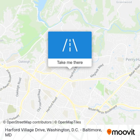 Harford Village Drive map