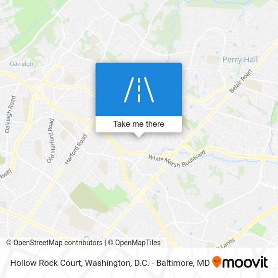 Mapa de Hollow Rock Court