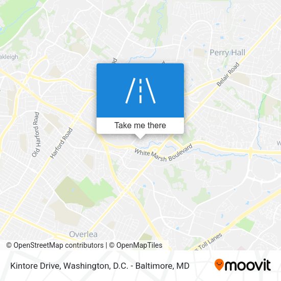 Mapa de Kintore Drive