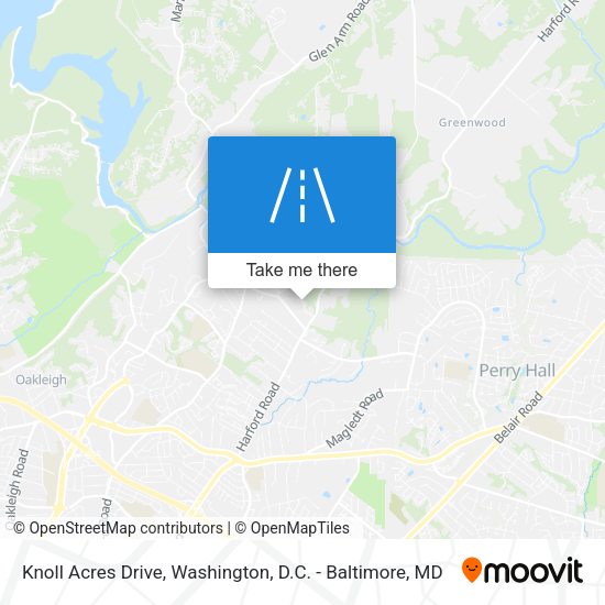 Knoll Acres Drive map