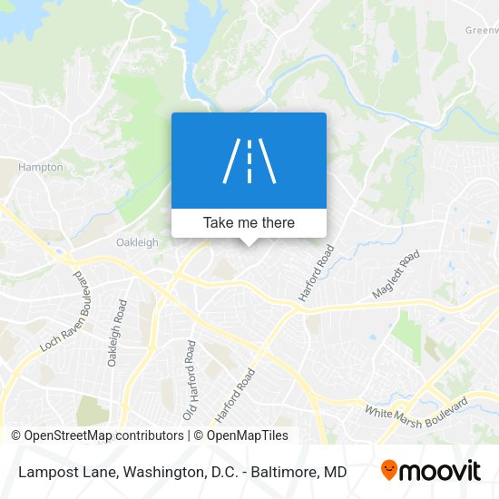Lampost Lane map