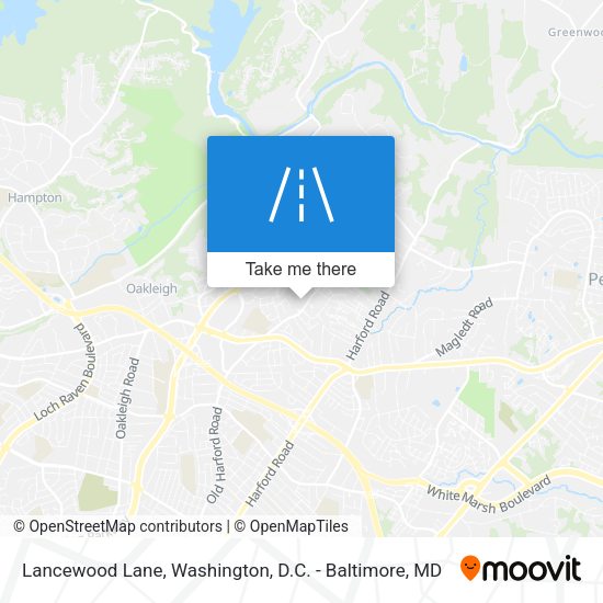 Lancewood Lane map