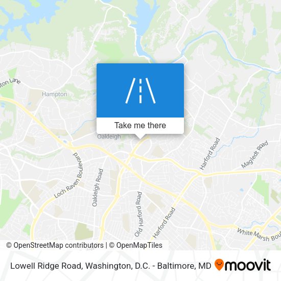 Mapa de Lowell Ridge Road