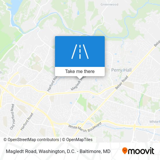 Mapa de Magledt Road