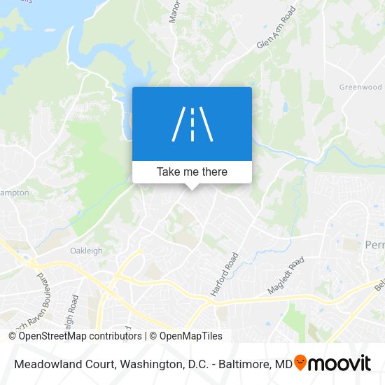 Mapa de Meadowland Court