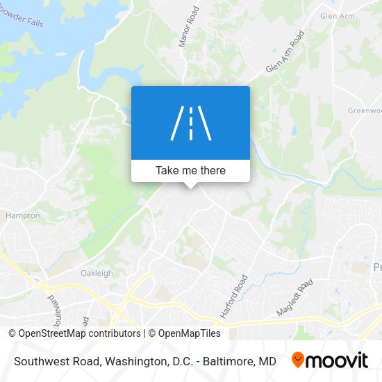 Southwest Road map