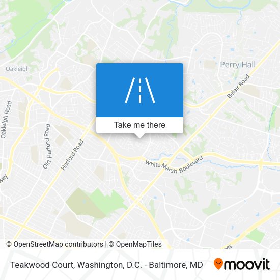 Teakwood Court map