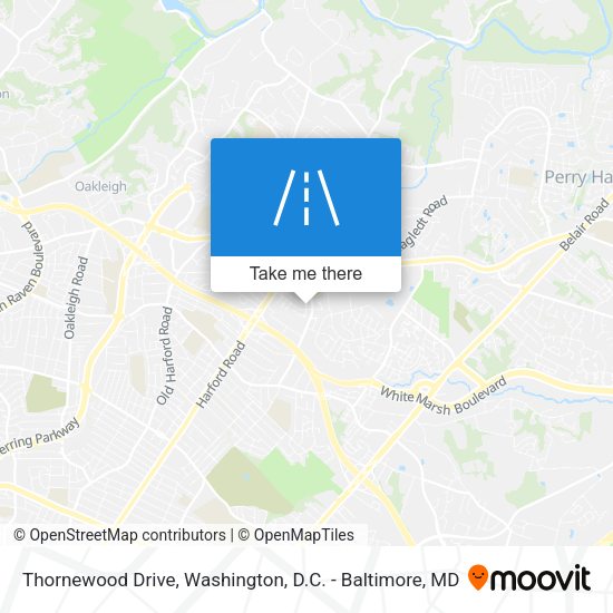 Mapa de Thornewood Drive