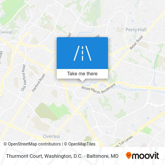 Thurmont Court map