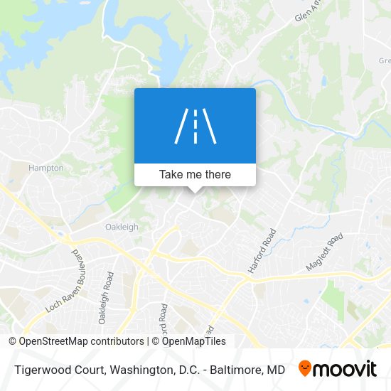 Mapa de Tigerwood Court