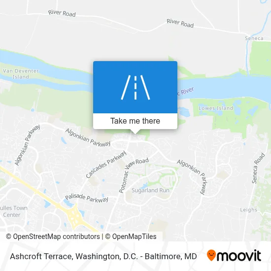 Ashcroft Terrace map