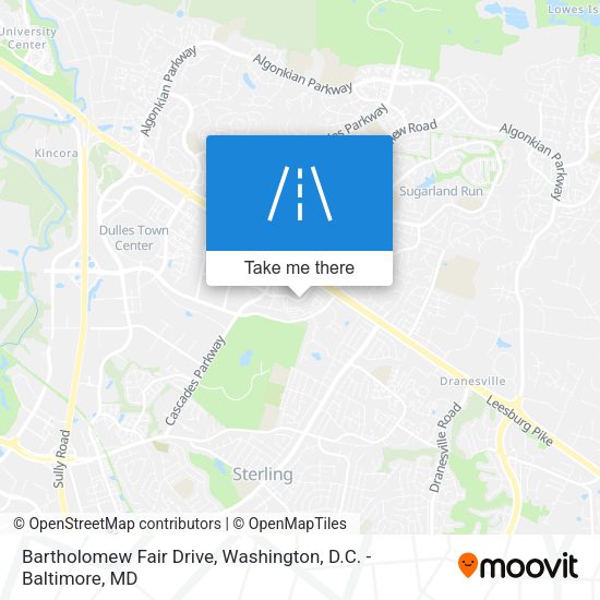 Mapa de Bartholomew Fair Drive