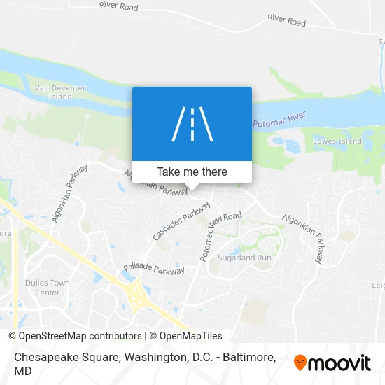 Chesapeake Square map