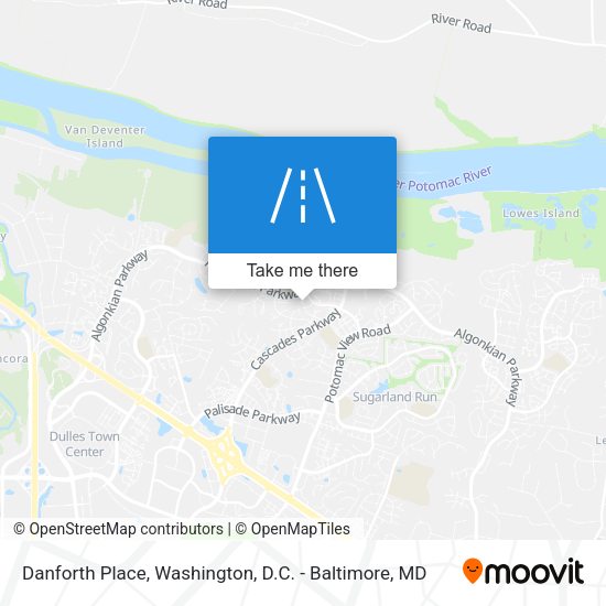Danforth Place map