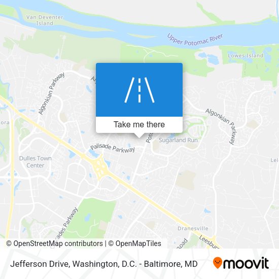 Jefferson Drive map