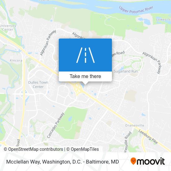 Mcclellan Way map