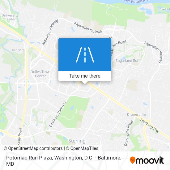 Potomac Run Plaza map