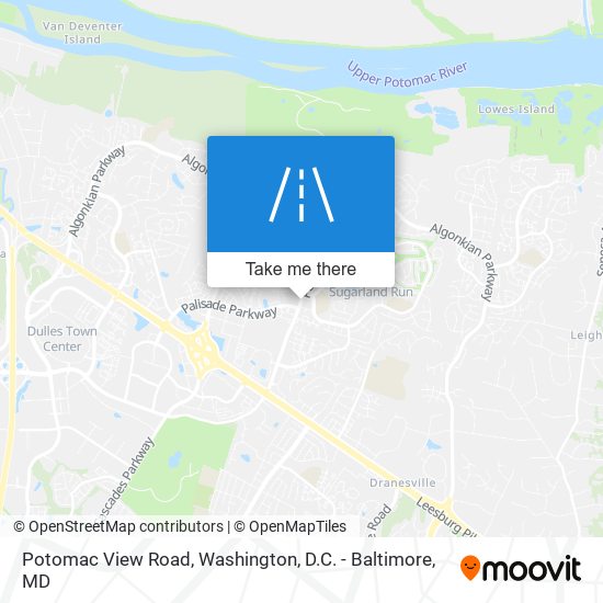 Potomac View Road map